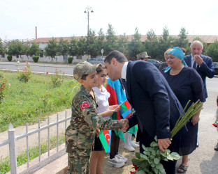 Bu gün Vətən Müharibəsi şəhidi Bayramov Elcan Qoşqar oğlunun doğum günü ilə bağlı anım mərasimi keçirilib