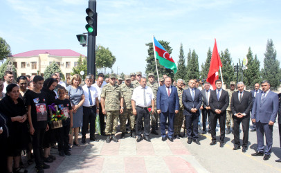 Vətən Müharibəsi şəhidi Elnur Cəbrayılovun xatirəsinə inşa olunan ehsan bulağının