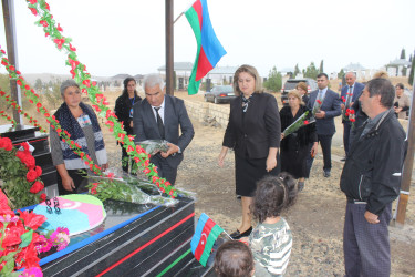 Vətən müharibəsi şəhidi Sabir Yusubovun xatirəsinə inşa olunan ehsan bulağının açılış mərasimi keçirilib