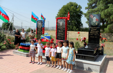 Bu gün Vətən Müharibəsi şəhidi Binnətov Ruslan Rafiq oğlunun doğum günü ilə bağlı anım mərasimi keçirilib.