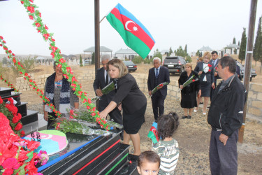 Vətən müharibəsi şəhidi Sabir Yusubovun xatirəsinə inşa olunan ehsan bulağının açılış mərasimi keçirilib