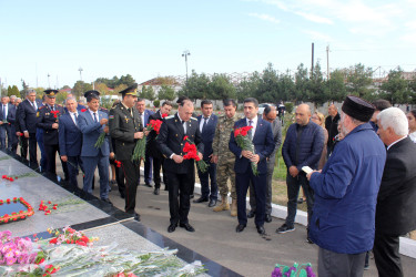 8 Noyabr - Zəfər günü münasibəti ilə Göygöl rayonunda toplantı keçirilib