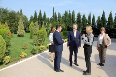 Almaniyanın Azərbaycandakı fövqəladə və səlahiyyətli səfiri Ralf Horlemann Göygöl rayonuna səfər edib