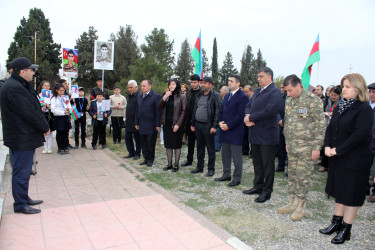 Vətən müharibəsi şəhidi Binnətov Ruslan Rafiq oğlunun ikinci ildönümü məzarı başında qeyd edilib