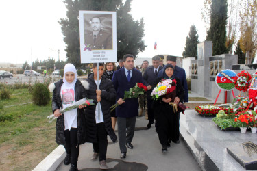 Vətən müharibəsi şəhidi Həsənov Vüsal Bayram oğlunun ikinci ildönümündə məzarı və ailəsi ziyarət olunub