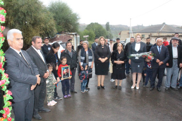 Vətən müharibəsi şəhidi Sabir Yusubovun xatirəsinə inşa olunan ehsan bulağının açılış mərasimi keçirilib