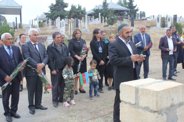 Vətən müharibəsi şəhidi Sabir Yusubovun xatirəsinə inşa olunan ehsan bulağının açılış mərasimi keçirilib