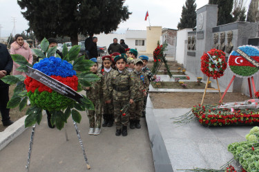 Vətən müharibəsi şəhidi Tarix Həsənovun xatirəsi anılıb