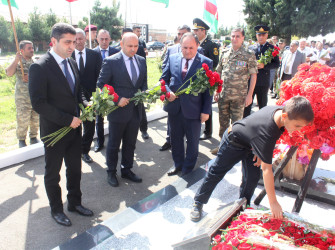 Vətən Müharibəsi şəhidi Elnur Cəbrayılovun xatirəsinə inşa olunan ehsan bulağının