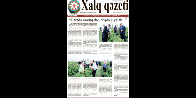 Göygöl rayonu ilə bağlı məqalələr mediada dərc olunub