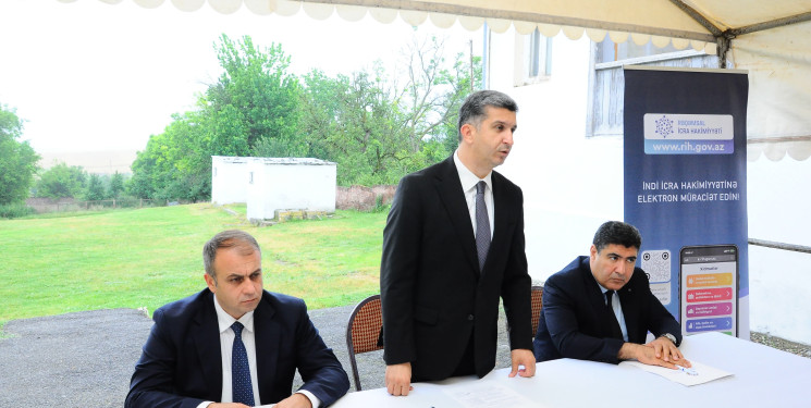 Göyçəkənd kəndində səyyar qəbul keçirilib