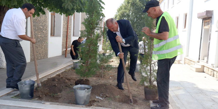 Abadlıq və yaşıllaşdırma işləri davam etdirilir