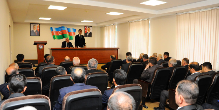 Qurban bayramına hazırlıqla bağlı yığıncaq