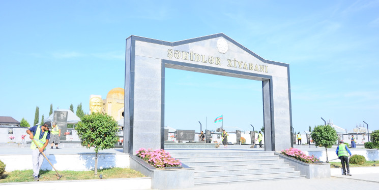Anım Günü ilə əlaqədar Göygöldə abadlıq işləri həyata keçirilir