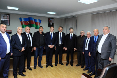 Rayon İcra Hakimiyyətinin başçısı Qarabağ Müharibəsi qaziləri ilə görüş keçirib