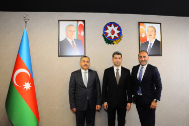 Türkiyə nümayəndə heyəti ilə rəsmi görüş keçirilib
