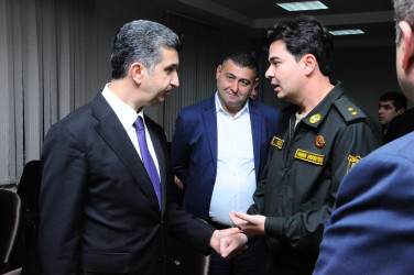 Rayon İcra Hakimiyyətinin başçısı Qarabağ Müharibəsi qaziləri ilə görüş keçirib