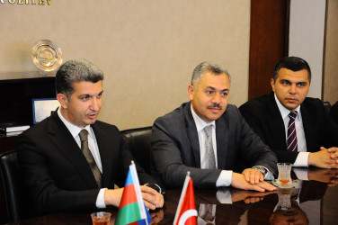 An official meeting was held with the Turkish delegation