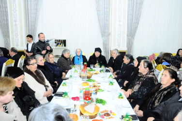 An iftar table has been organized in Goygol