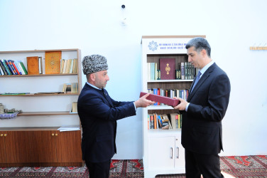 Göygöl şəhəri "Heydər" məscidi ziyarət edilib