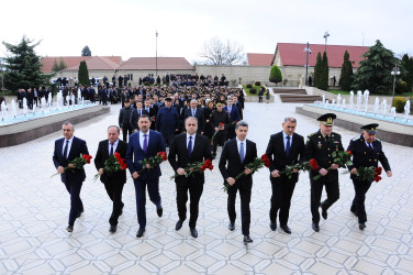 Ulu Öndər Heydər Əliyevin xatirəsi dərin ehtiramla yad edilib