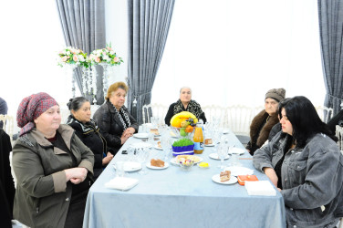 8 Mart – Beynəlxalq Qadınlar Günü münasibətilə şəhid ailələri ilə tədbir keçirilib