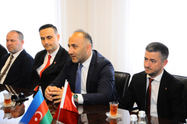 Türkiyə nümayəndə heyəti ilə rəsmi görüş keçirilib