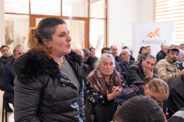 “AzerGold” QSC Göygöldə yerli icmalarla növbəti görüş keçirib